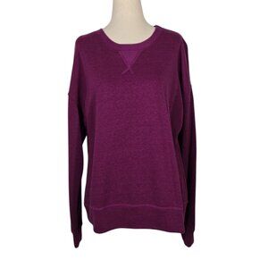 Everleigh Purple Crewneck Sweatshirt Long Sleeve Size small NWOT